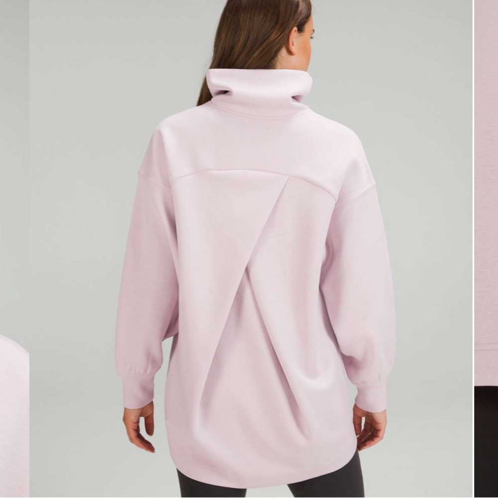 Lululemon Modal-Blend Turtleneck Tunic Pink Peony 10